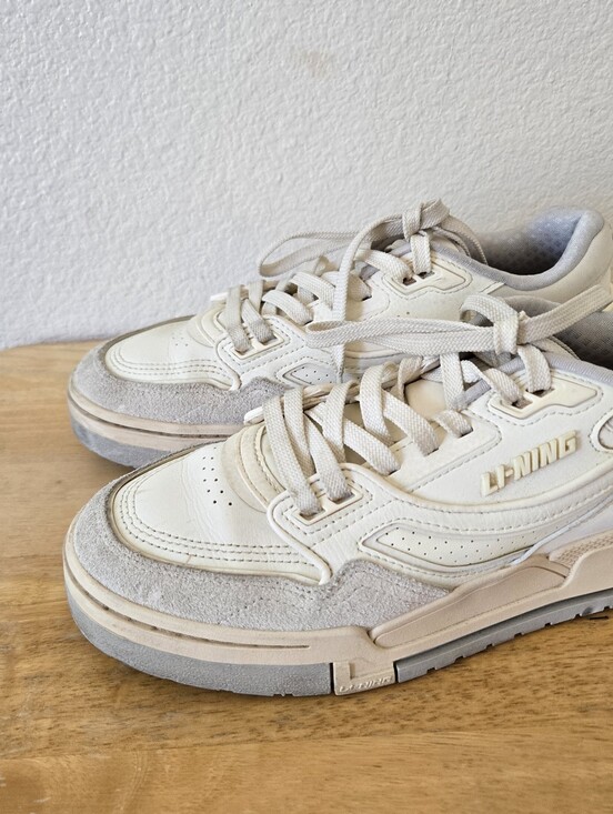 Li-Ninng -001 BTC White& Grey Sneakers Mens 7 Model AGCT007-2A Skateboarding main image 14